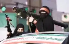 لحظاتی غرورآفرین از رزمایش دختران جانفدای ایران