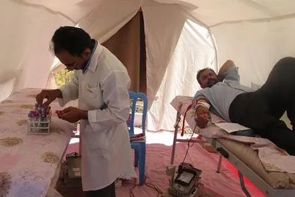 انتقال بزرگترین بیمارستان صحرایی کشور به کرمانشاه توسط سپاه
