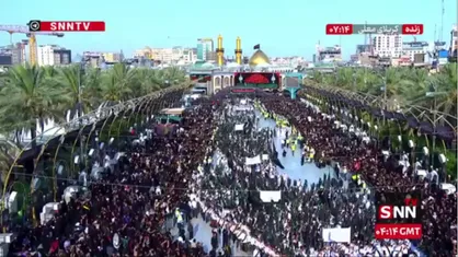 دسته سفیدپوش بنی&zwnj; عامر به کربلا رسید