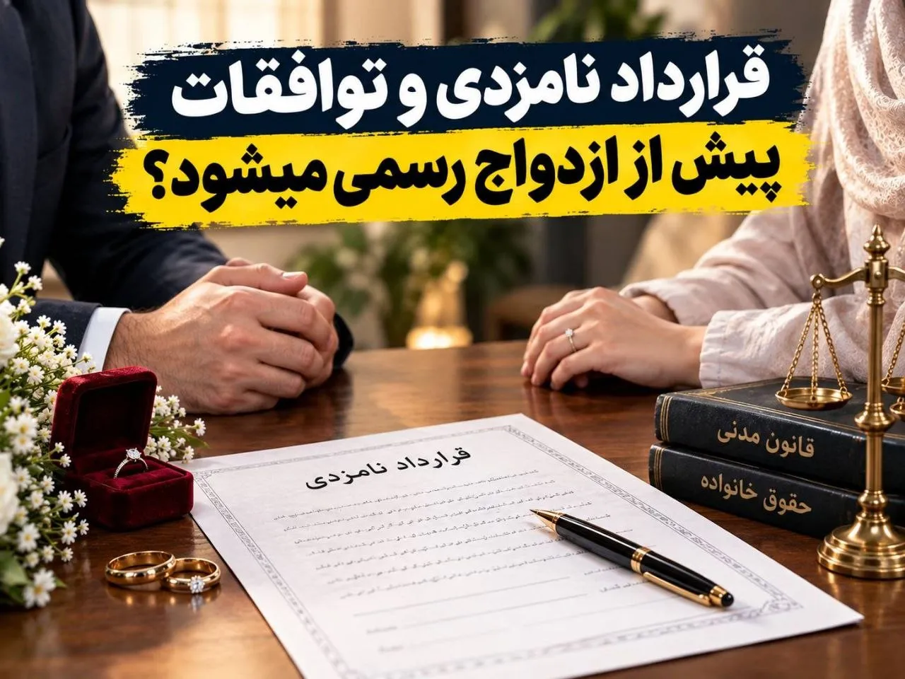 قرارداد نامزدی و توافقات پیش از ازدواج به رسمیت شناخته می‌شوند؟