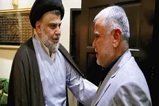 سید مقتدی الصدر پس از عاشورا با هادی العامری دیدار می‌کند