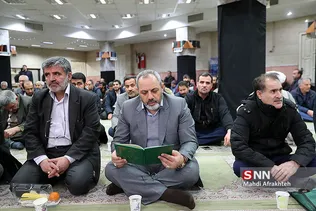 مراسم ختم والده همسر سردار عبداللهی