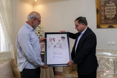 اول خانواده شهدا، دیدار با خانواده شهید اسحاقی