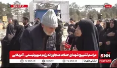 اگر امام حسین (ع) مقابل یزید تسلیم شد ملت ایران هم مقابل ترامپ و نوچه‌هایش تسلیم می‌شود + فیلم