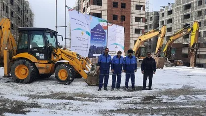 آغاز عملیات زیرساختی پروژه ۶۰۰ واحدی نهضت ملی مسکن شهرک شهید بهشتی همدان