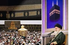 مرور تصویری پیام رهبر انقلاب به حجاج بیت‌الله الحرام + فیلم