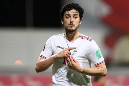 گل دوم ایران به قطر با دبل سردار آزمون +فیلم