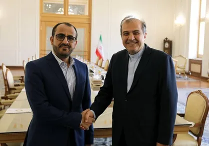 سخنگوی انصارالله با مشاور ارشد وزیر امور خارجه دیدار کرد