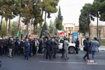 آیین تشییع و تدفین شهید گمنام در دانشگاه خوارزمی