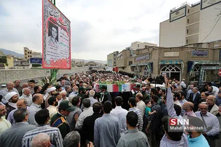 تشییع شهید سید حسن صالحی