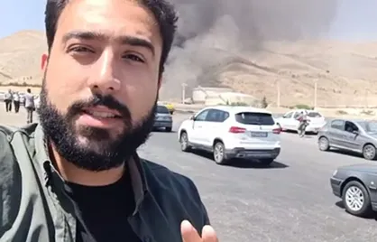 حریق انبار نفت شهران کنترل شده است / آتش نشانان در حال لکه گیری هستند