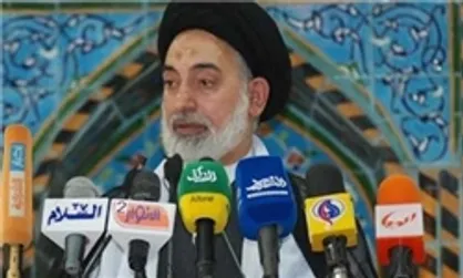 خطبه&zwnj;خوانی امام جمعه نجف به زبان فارسی/ به برکت اهل بیت ۲ ملت ایران و عراق در کنار یکدیگر هستند