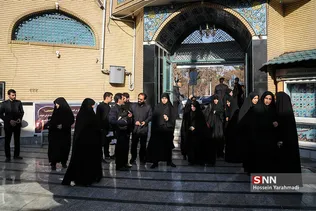 مراسم ترحیم زهرا عبدالمحمدی خبرنگار فقید خبرگزاری فارس