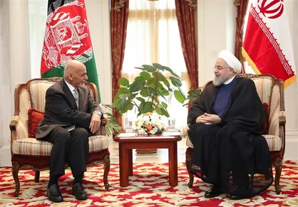 روحانی به اشرف غنی: امیدواریم گفتگو&zwnj;های بین&zwnj;الافغانی به صلح منتج شود