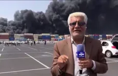 صدای چندین انفجار دیگر از بندر شهید رجایی به گوش میرسد