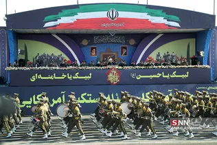 سخنرانی رییس جمهور در رژه بزرگ نیروهای مسلح