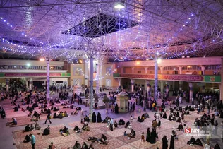 حال و هوای حرم حضرت معصومه (س) در شب میلاد امام رضا (ع)