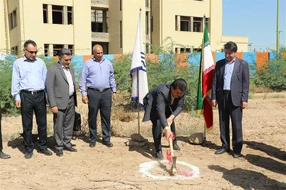 آیین کلنگ&zwnj;زنی احداث ساختمان مرکز جامع آزمون دانشگاه علوم پزشکی اهواز برگزار شد