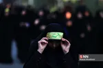 حرکت دسته عزاداری دانشگاه تهران به سمت بیت رهبری