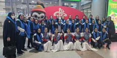 دختران فوتسالیست ایران به چین رسیدند
