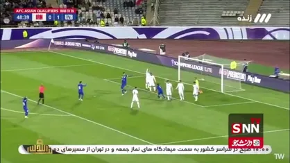 گل مردود تیم ملی ازبکستان به ایران