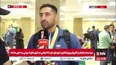 حامد کریمی دروازه‌بان تیم ملی واترپلو: مدالم را به 14 شهید خنثی سازی در زنجان تقدیم می‌کنم