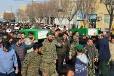 پیکر دو شهید فاطمیون تشییع شد+ تصاویر