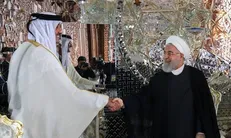 دیدار امیر قطر با روحانی