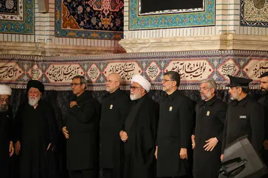 خطبه خوانی شب شهادت حضرت علی بن موسی الرضا (ع) در حرم مطهر رضوی