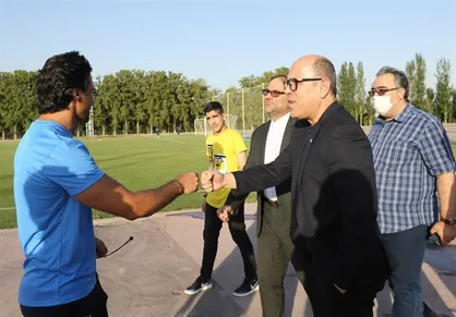 جلسه سعادتمند و معاونانش با مجیدی + عکس