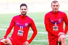 حضور سیدجلال حسینی و کامیابی نیا در باشگاه پرسپولیس