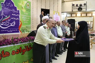 مراسم تجلیل از آزادگان فاتب 