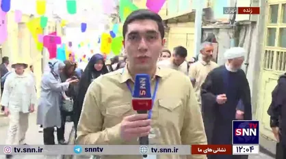 گزارش دانشجو از صف طولانی رای در حسینیه جماران