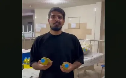 شربت خنک دانشجویی با پیام&zwnj; خاص در خیابان کشوردوست + فیلم