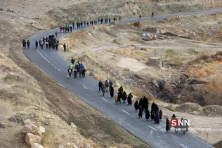 زائران پیاده «چناران شهر» خراسان شمالی
