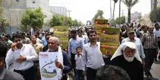 شرکت در راهپیمایی روز قدس، معامله منحوس قرن را به شکست می‌کشاند