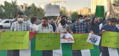 تجمع دانشجویان سراسر کشور علیه سفر بایدن به منطقه + عکس و فیلم