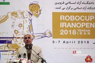 افتتاحیه سیزدهمین دوره مسابقات بین المللی روبوکاپ آزاد ایران