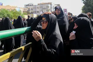 تشییع پیکر ۱۳۵ شهید گمنام دفاع مقدس