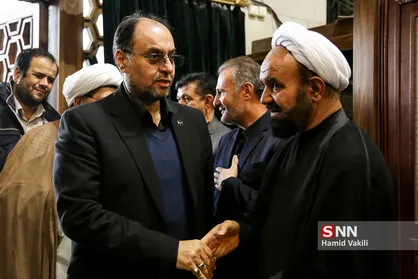 مراسم ختم پدر حجت الاسلام کلانتری معاون فرهنگی دانشجویی دانشگاه آزاد اسلامی