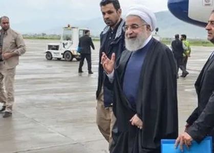 روحانی به خوزستان رفت