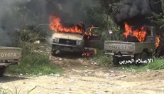 انهدام ۳ خودروی نظامی ارتش سعودی در مرز یمن