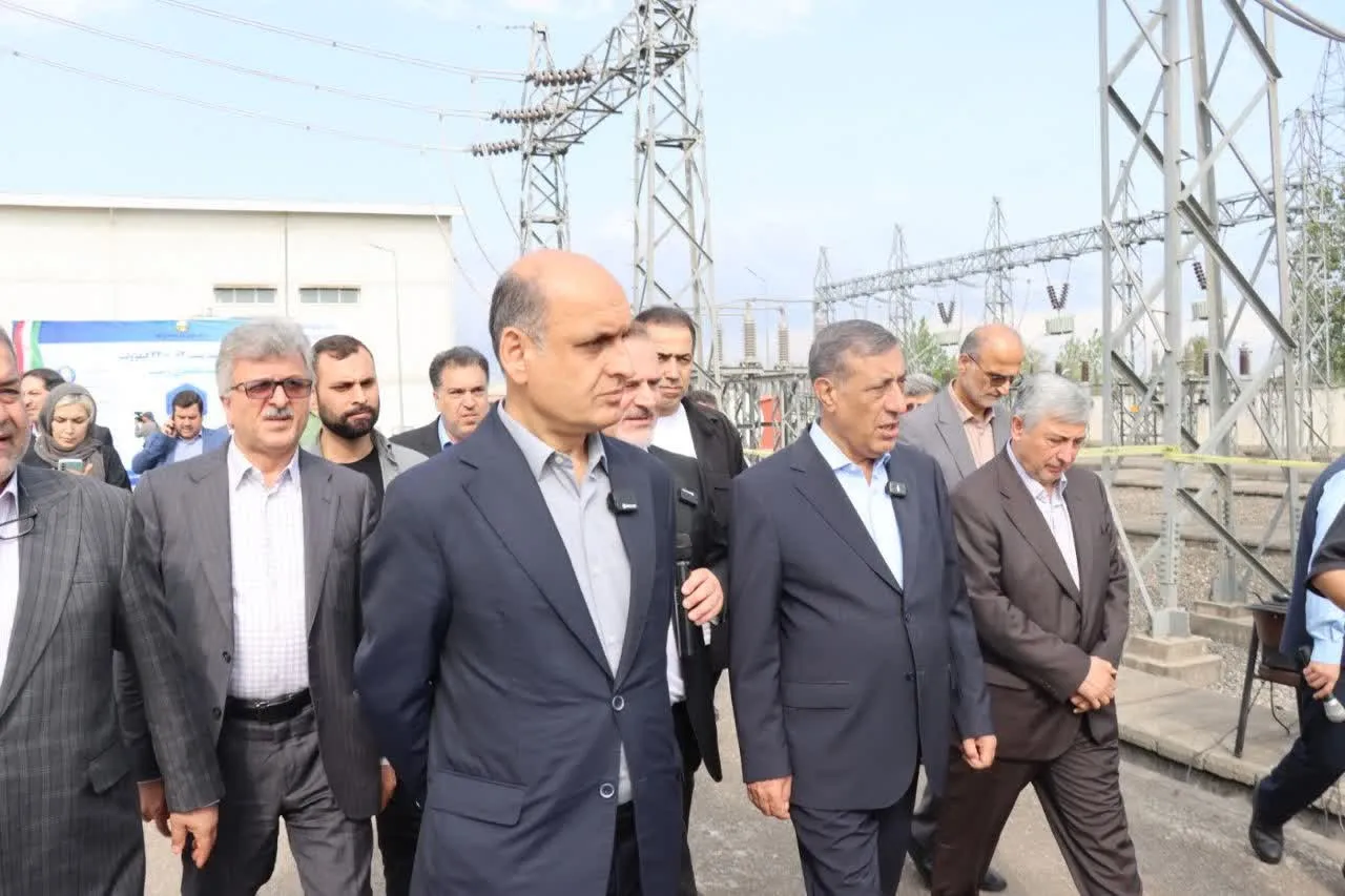 بهره‌برداری از پروژه ۱۲۰۰ میلیارد تومانی افزایش ظرفیت پست برق شهید عضدی رشت