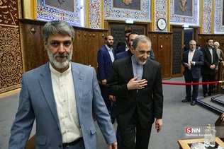 مراسم اربعین سرداران شهید حاج قاسم سلیمانی و ابومهدی المهندس در قم 