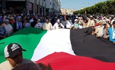 تظاهرات مردم مغرب در مخالفت با «معامله قرن»