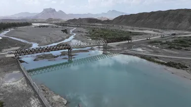 ️پایان چشم‌انتظاری مردم قصرقند، بزرگترین پل فلزی کشور افتتاح شد