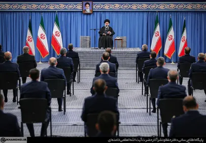 بیانات دیدار فرماندهان نیروی هوایی و پدافند هوایی ارتش