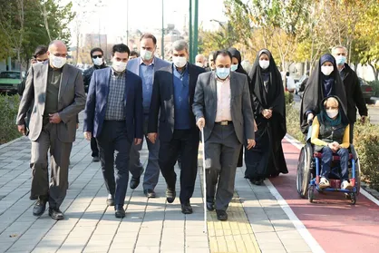 افتتاح سه مسیر مناسب&zwnj;سازی معابر برای معلولان