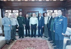 دیدار سردار احمدی مقدم از کالج دفاع ملی هند