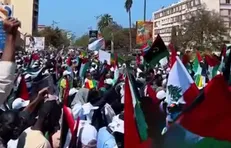 تظاهرات مردم سنگال در حمایت از غزه